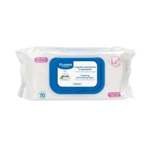 MUSTELA LINGETTES NETTOYANTES POUR LE CHANGE 70 UNITES LINGETTES ÉPAISSES
