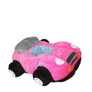 Coussin d’assise pour bébé forme voiture – Rose
