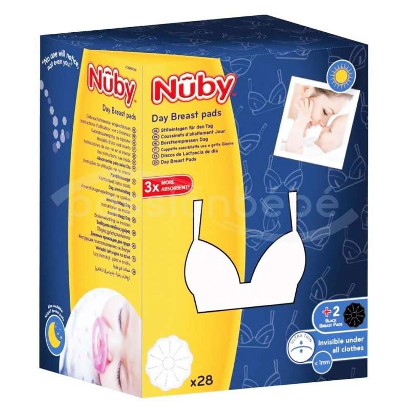 Coussinets d’allaitement jour - blanc - 28 pcs - Nuby – Image 2