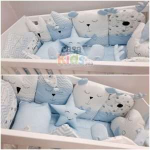 Ensemble de literie pour bébé  Bleu Modèle 2