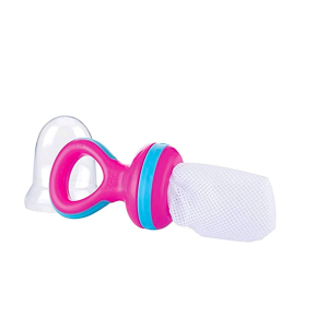 Grignoteur Nibber sucette pour fruits et biscuits +6mois Rose - Nuby
