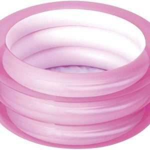 Piscinette pataugeoire gonflable ronde 70 x 30 cm Rose 3 boudins- Bestway