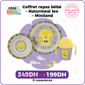 Coffret repas bébé - Naturmeal leo - Miniland