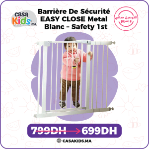 Barrière De Sécurité EASY CLOSE Metal Blanc - Safety 1st