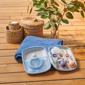 Trousse de Toilette pour Bébé orange/mauve - Bébé Confort