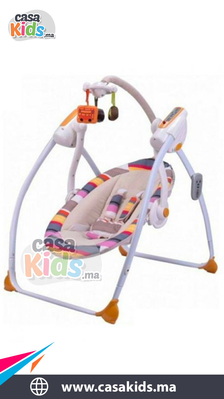 Balançoire pour bébé Télécommandée - 6 vitesses - Mamalove
