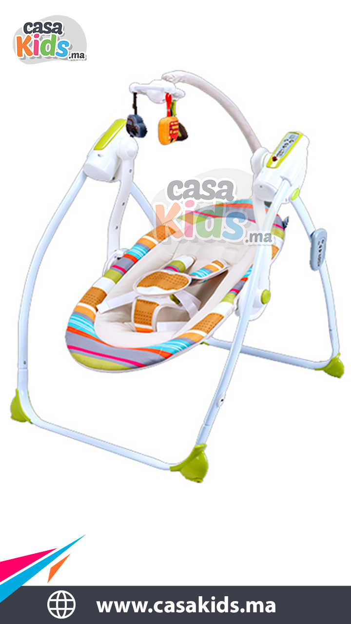 Balançoire pour bébé Télécommandée - 6 vitesses - Mamalove – Image 2