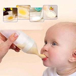 Cuillère alimentaire liquides épais 70 ml semi rigide + 6m - Baby Spring