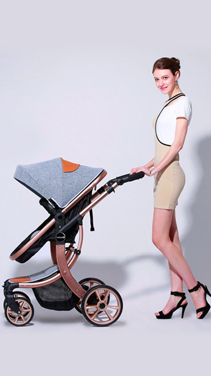 Poussette tendance robuste en aluminium avec maxi cosi – Image 9