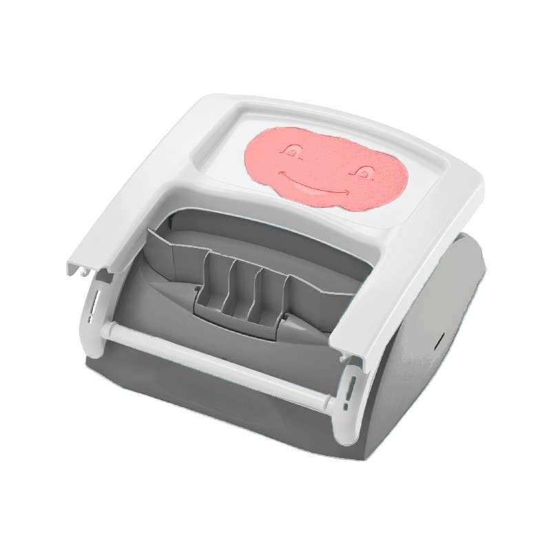 Rehausseur de chaise évolutif corail/gris - Thermobaby – Image 4