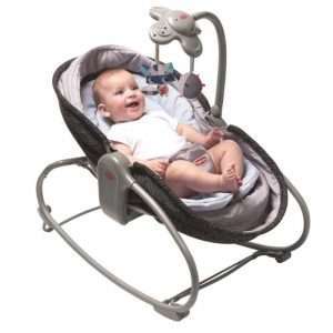 Transat Rocker-Napper 3 en 1 Gris/Noir - TINY LOVE
