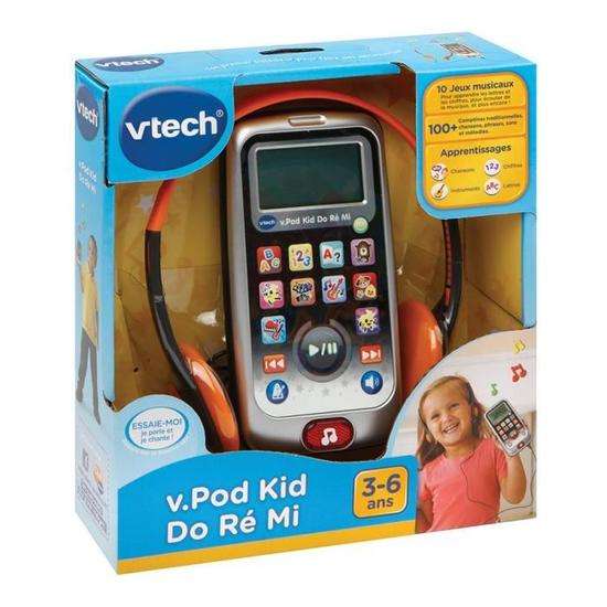 Jouet lecteur musical V.pod kid Do RéMi -Vtech – Image 2