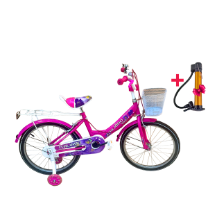 Bicyclette Rose + Pompe Offerte taille 16