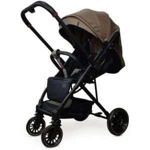 POUSSETTE VALISE DEUX FACE  – MY Bébé Marron