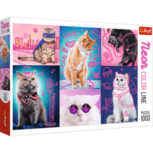 puzzle 1000 pcs Chats sympas trefl
