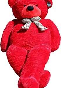 Party Fete Series Peluche Ours Géant - 100 cm ROUGE