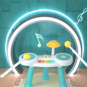Nouveau produit jouet piano pour enfants battre jazz tambour jouets musicaux dynamiques