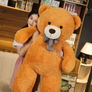 Party Fete Series Peluche Ours Géant - 100 cm CARAMEL