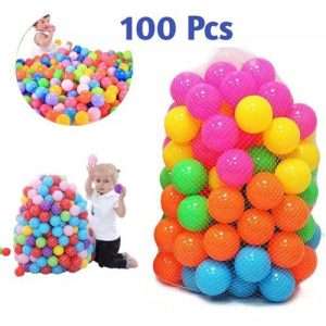 Filet de 100 balles pour parcs de bébé, Piscine à Balles, airs de jeu et crèches