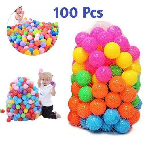 Filet de 100 balles pour parcs de bébé, Piscine à Balles, airs de jeu et crèches