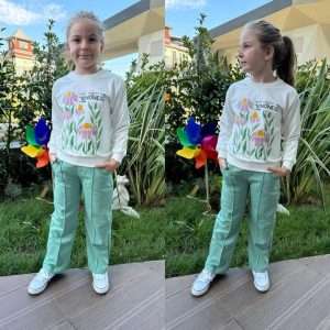 Ensemble sweat et leggings pour fille
