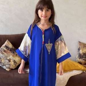 Caftan fille -قفطان بنات ثليجة بالطرزة