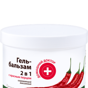 Gel baume pour le corps 2 en 1 à l'extrait de poivron rouge