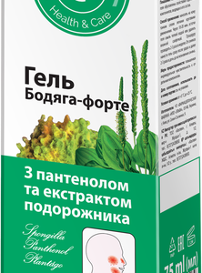 Gel pour le visage et le corps "bodyaga-forte