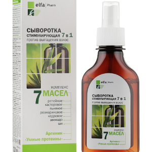 SÉRUM CAPILLAIRE ELFA PHARM 7 HUILES STIMULANT CONTRE LA CHUTE DES CHEVEUX 7 EN 1 100 ML