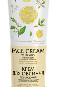 Crème blanchissante pour le visage à l'extrait de persil et huile de citron